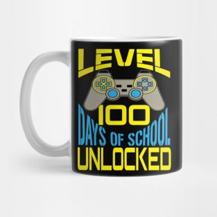 Level 100 completed 100 days of school unlocked Mug